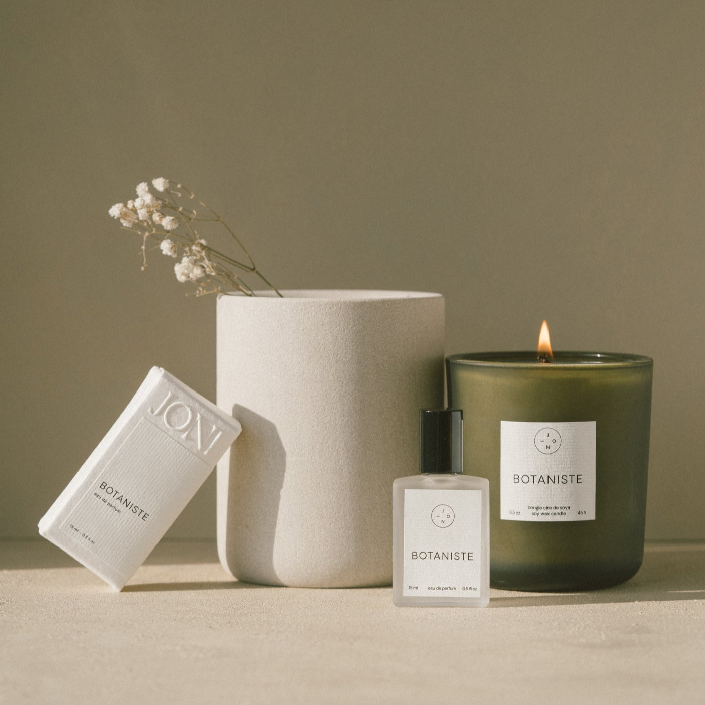 BOTANISTE - bougie de cire de soya